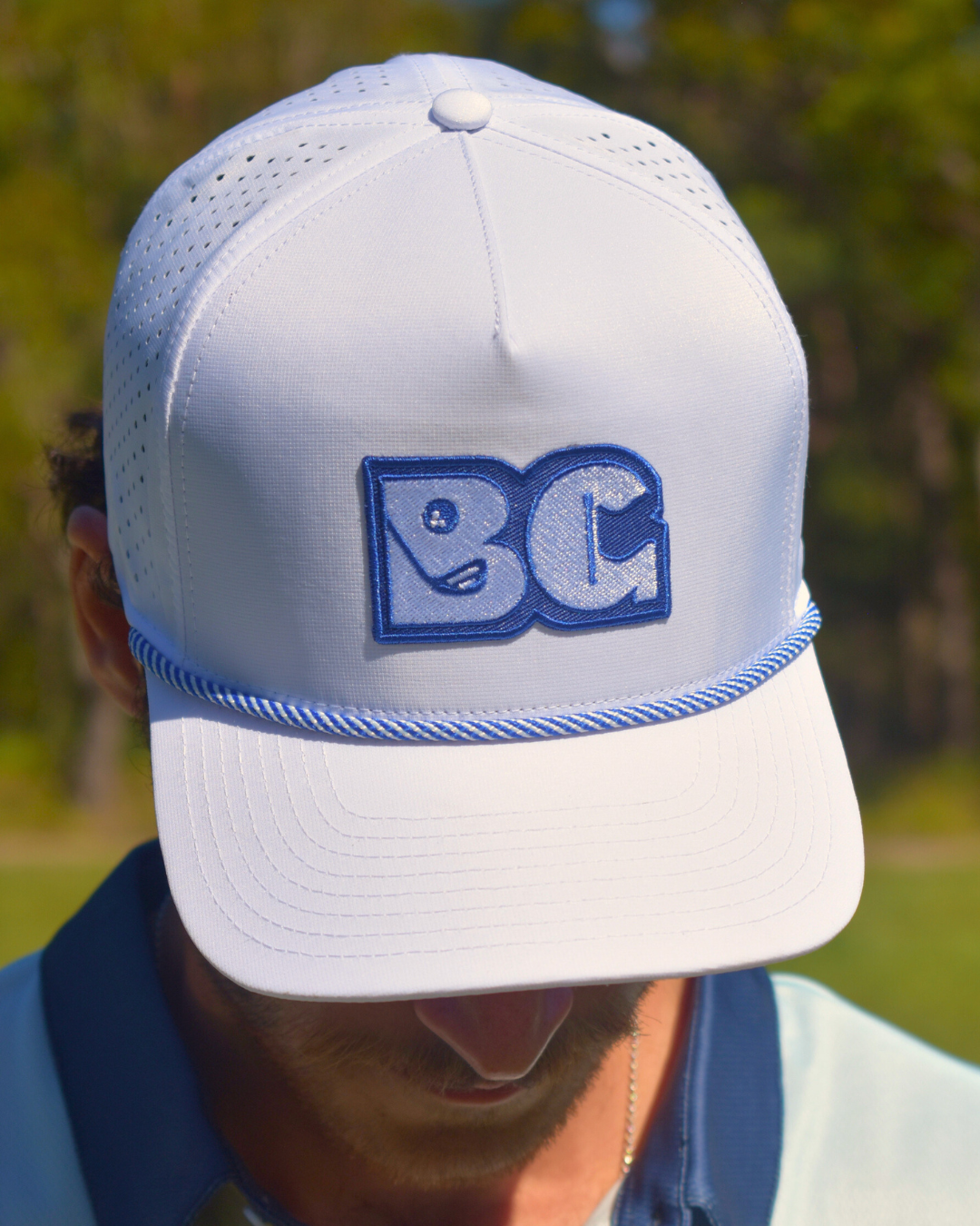 Course Cap - White/Blue