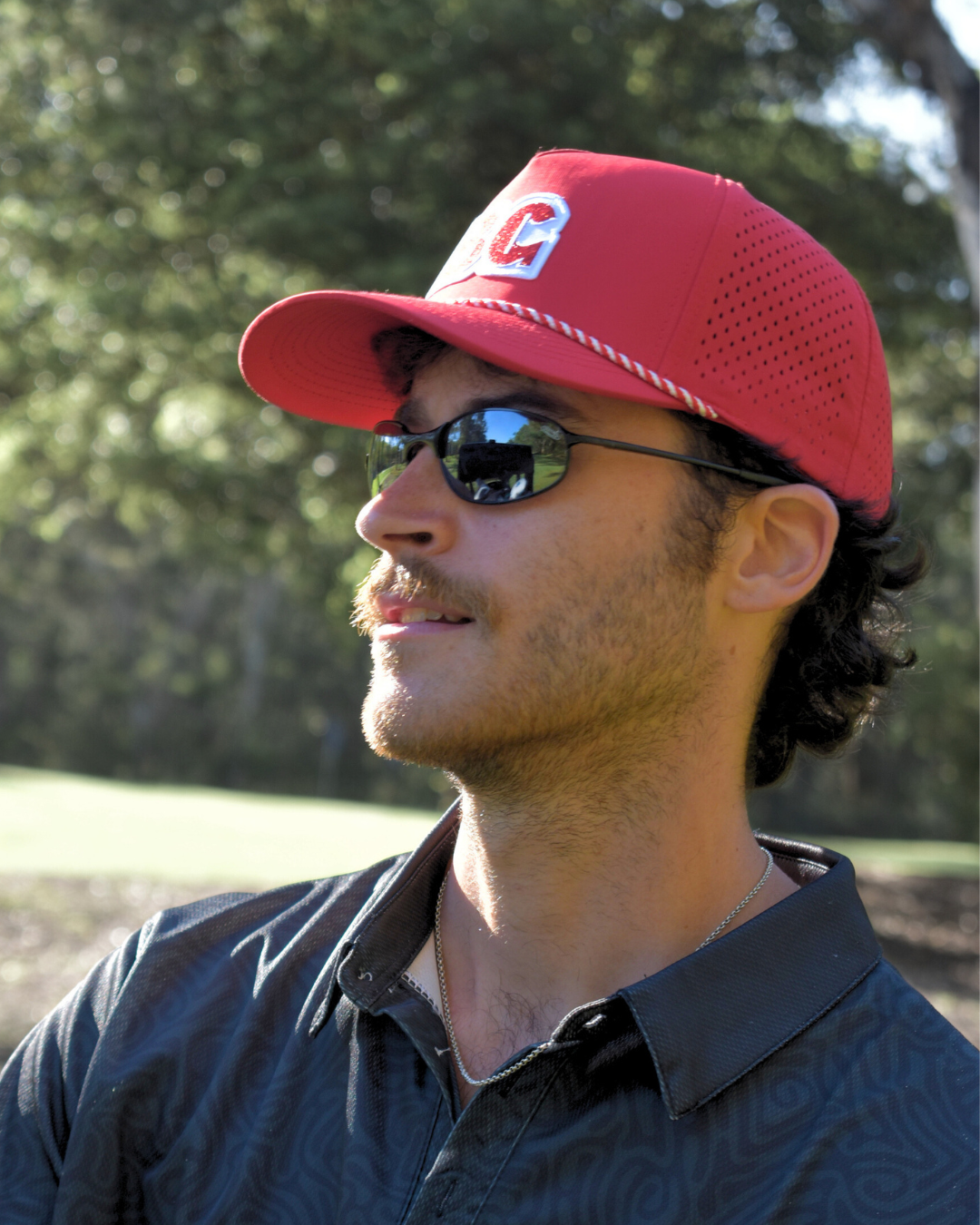 Course Cap - Red/White