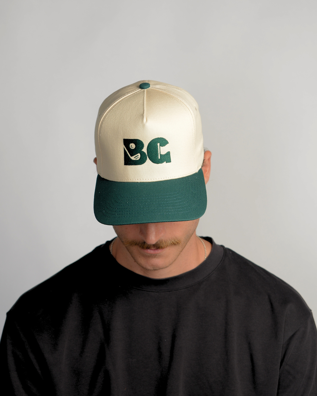 Pub Cap - Cream/Green