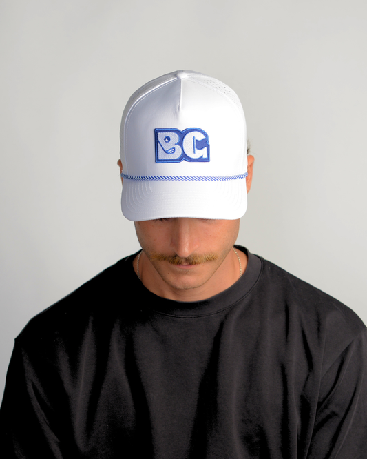 Course Cap - White/Blue