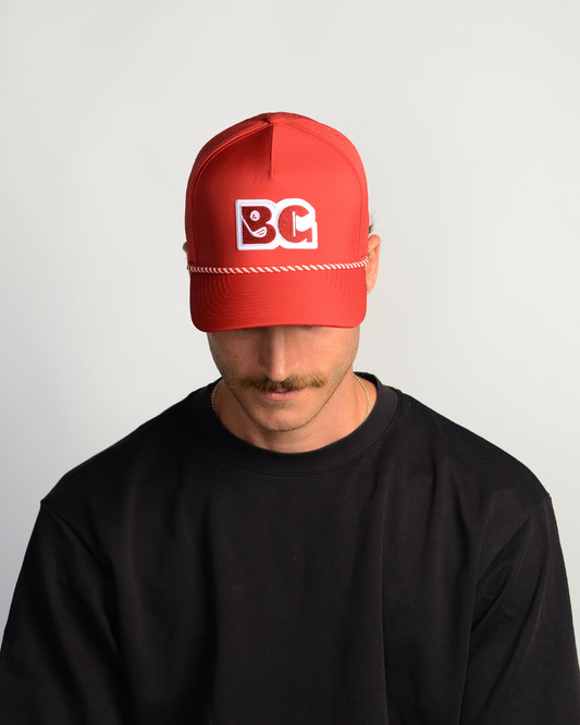 Course Cap - Red/White