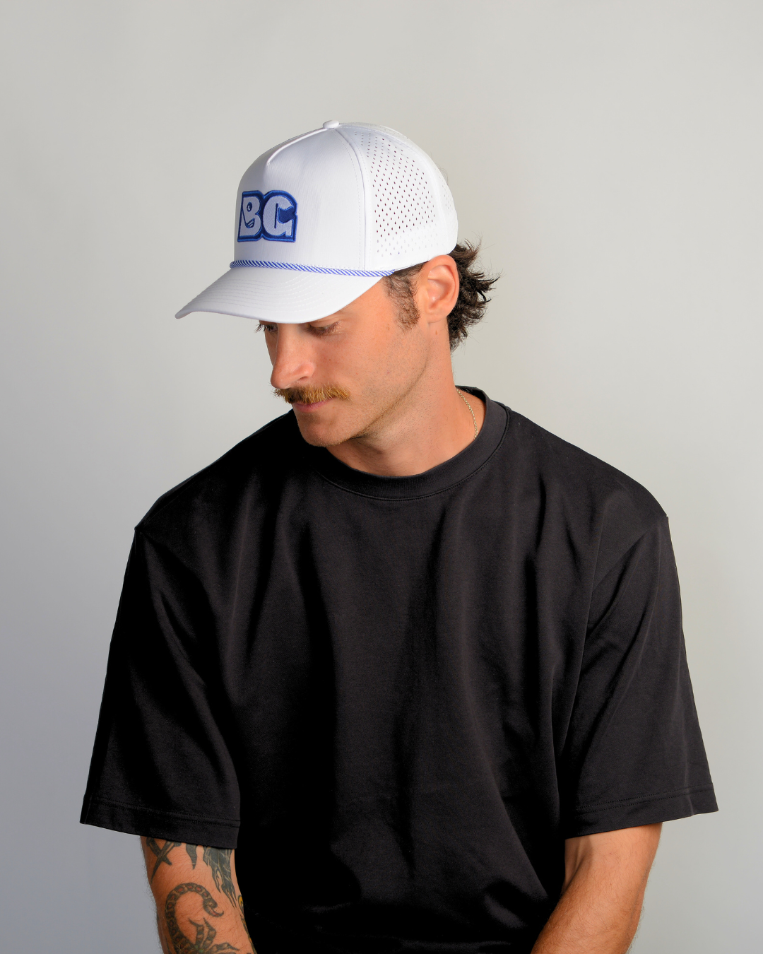 Course Cap - White/Blue