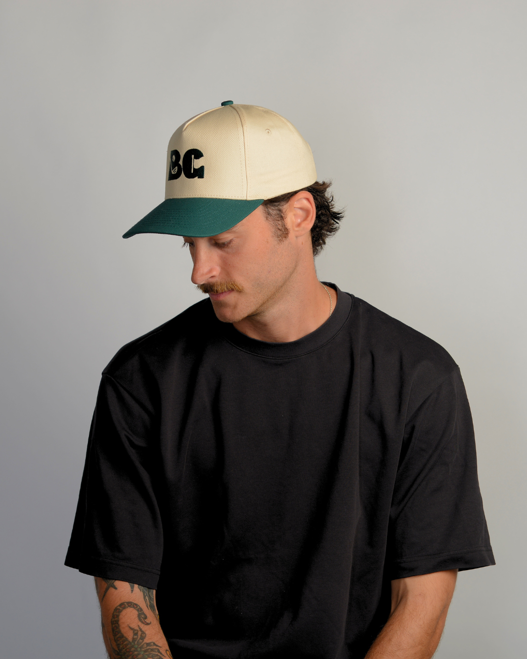 Pub Cap - Cream/Green