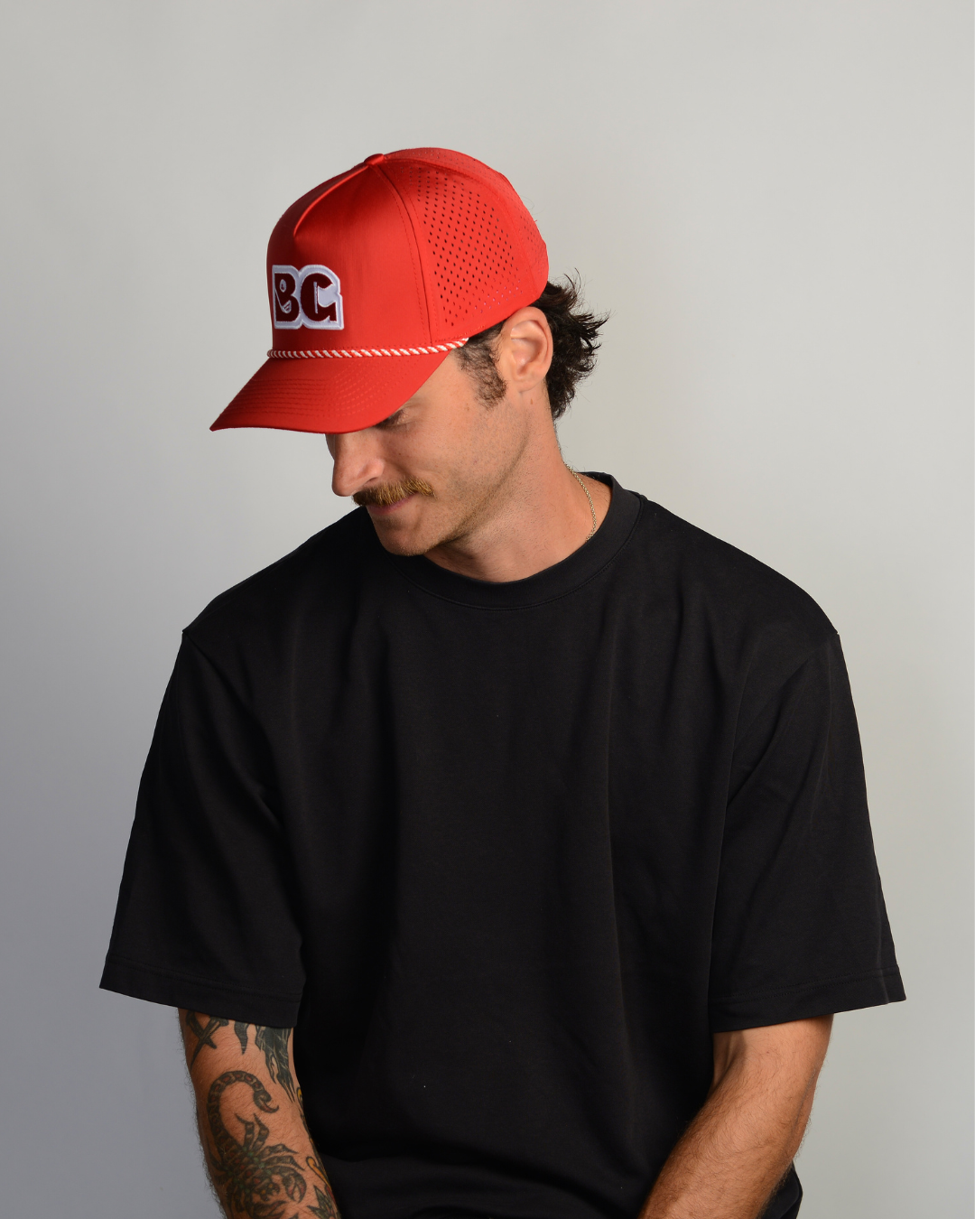 Course Cap - Red/White