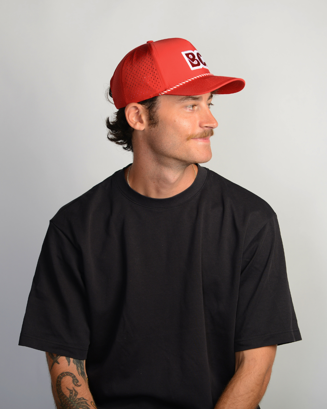 Course Cap - Red/White