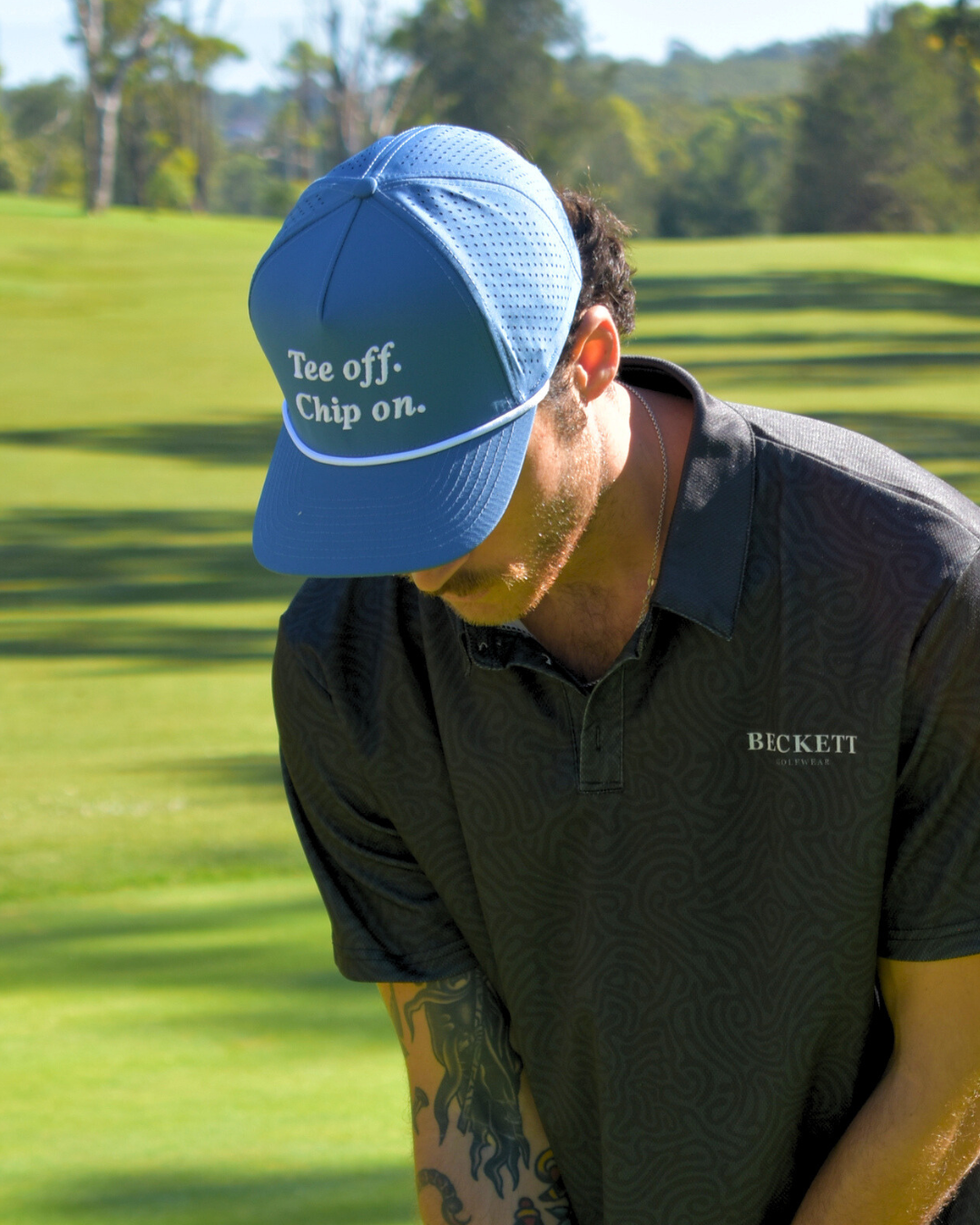 Course Cap - Blue/White