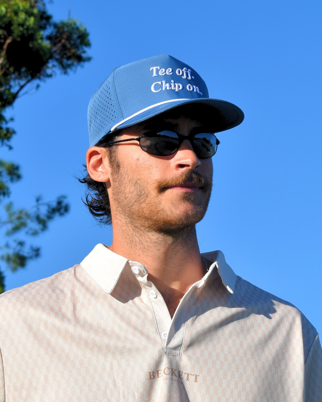 Course Cap - Blue/White